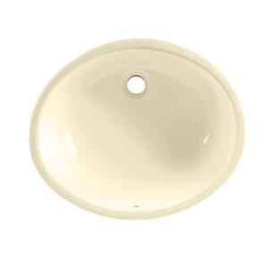american standard ovalyn undermount bathroom sink in bone
