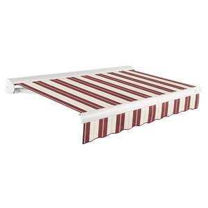 BeautyMark Victoria 18 ft. Motorized Retractable Luxury Cassette Awning (10 ft. Projectio