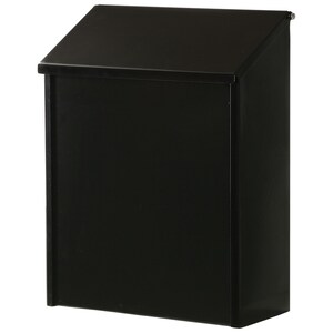 Gibraltar Industries Quincy Black Vertical wall mount mailbox