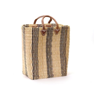 Wicker Bay Straw Market Basket The Home Depot Canada