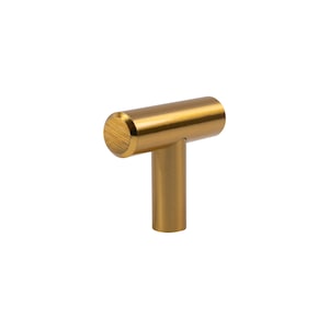 10 Pack Cabinet Knobs, Gold Knobs For Drawers, Solid Zinc