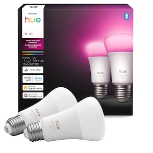 Philips HUE Smart LED A19 E26 75W eq. 1100 Lumen Light Bulb